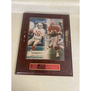 JOE MONTANA SAN FRANCISCO 49ERS FRAMED  PHOTO WALL PLAQUE DECOR